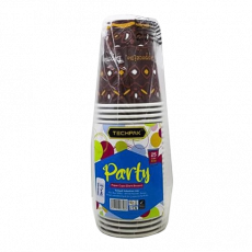 Techpak Paper Cup 8Oz Dark Brown