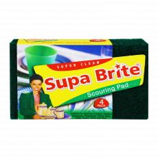 Supa Brite Scouring Pad 4Pk