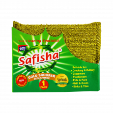 Safisha Scourer Sponge Gold