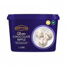 Lyons Choco Ripple Icecream 1Ltr