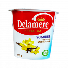Delamere Yoghurt Vanilla 250Ml Cup