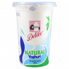 Delite Yoghurt Natural 500Ml Cup