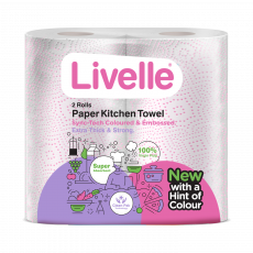 Livelle Kitchen Towel Pink 2Pack