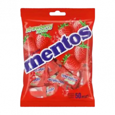 Mentos Strawberry Monos 135Gm