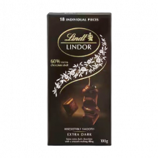 Lindt Lindor Extra Dark 100G