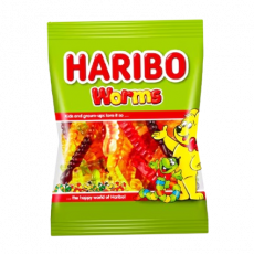 Haribo Warms Fruit Flavour Gums 8