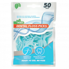 Dental Floss Picks 50S Rect.pack