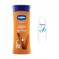 Vaseline Cocoa+Rexona Pw (400+25)Ml