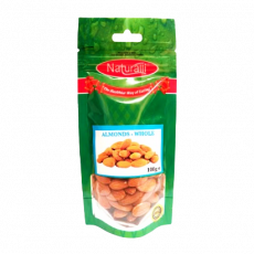 Naturalli Whole Almonds 100G