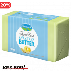Brookside Unsalted Butter 500G