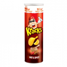 Kracks Potato Crisps Hot And Spicy...