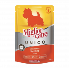 Migliorcane D/U Pouch Wt Tky 100G