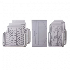 Mb 5Pcf Tread Car Mat Grey 91055