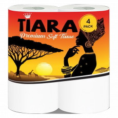 Tiara Toilet Paper - Four Pack