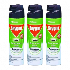 Baygon Odourless Spray 3*500Ml