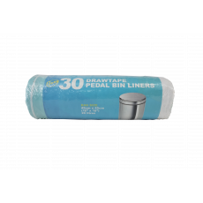 Biodegradable Pedal Bin - White