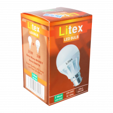 Litex E/Saver Led Ac 3W B22