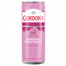 Gordon's Pink And Tonic Beer...