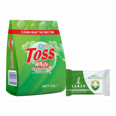 Toss Detergent Powder White 1Kg...