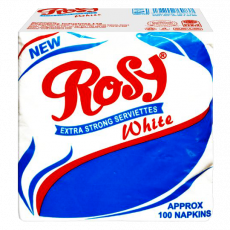 Rosy Serviettes White