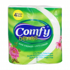 Comfy 2Ply Toilet Tissue 4Pack