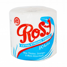 Rosy White Toilet Tissue Single 40S