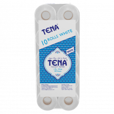 Tena Tissue White 10Pack Unwrapped