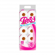 Rosy Printed Pink Tissue 10Pack