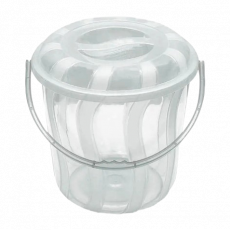 Kenpoly Stripe Bucket Clear+Lid...