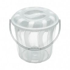 Kenpoly Stripe Bucket Clear+Lid...