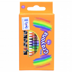 Kasuku Wax Crayons 14 Colour 90Mm