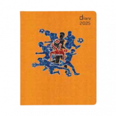 Diary Pu Stitched Management 2025