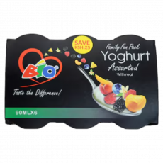 Bio Yoghurt Assorted Pack 90Mlx6