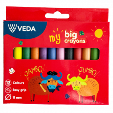 Veda My Big Crayons Cr-L12A 12Col