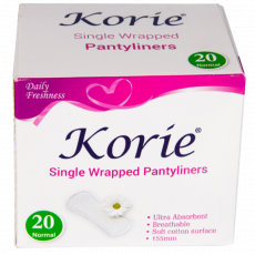 Korie Pantyliners Single Wrapped