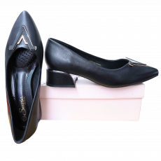W1201-B Flat  Ladies Heel Shoes