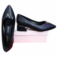 W1201-D Flat Ladies Heel Shoes
