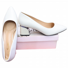 W1202-B Flat Ladies Heel Shoes