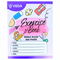 Veda Exercise Book 200P A5 S/L