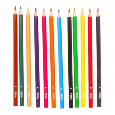 Veda Pencil Col F/Size -Cp12-2 3301