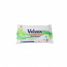 Velvex Antibacterial Wet Wipes 10S