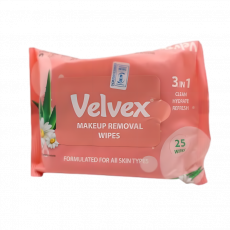 Velvex Make-Up Removal Wipes 25S