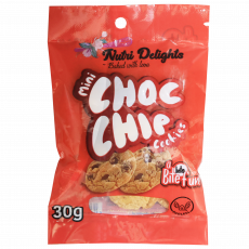 Mini Chocolate Chip Cookies 30Gms