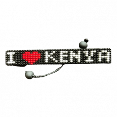 I Lv Kenya Beaded Bracelet -...