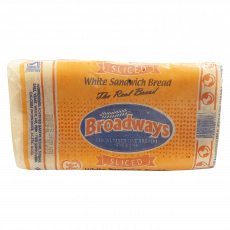 Broadways White Bread 800G