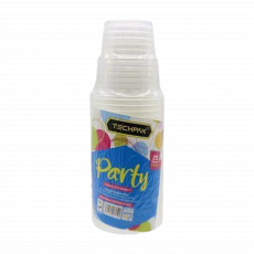 Techpak Party Cups Clear 250Ml25Pc