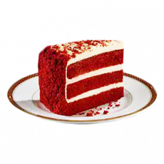 Red Velvet Cake Slice