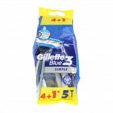 Gillete Blue 3 Disposable 4+1