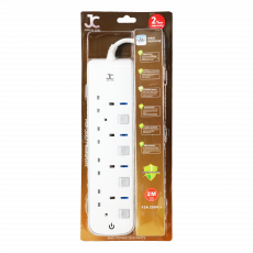 Jc 4Way Uk Extension Socket Jx05