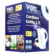 El-Von 1.7L Cordless Kettle...